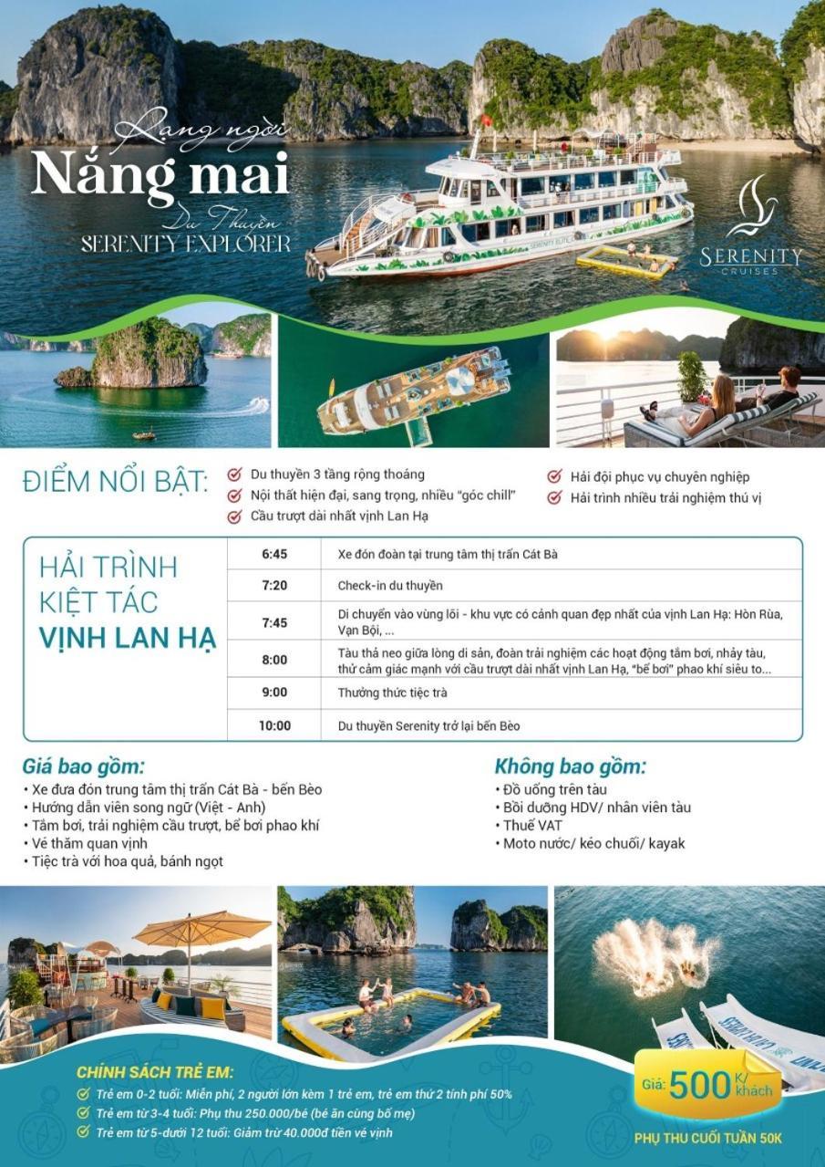 Emerald Hotel Cat Ba Dong Khe Sau Bagian luar foto